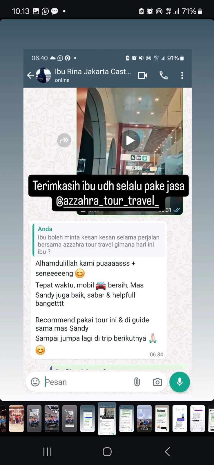 Azzahra Tour & Travel Testimoni Client (5) Azzahra Tour & Travel Testimoni Client (5)