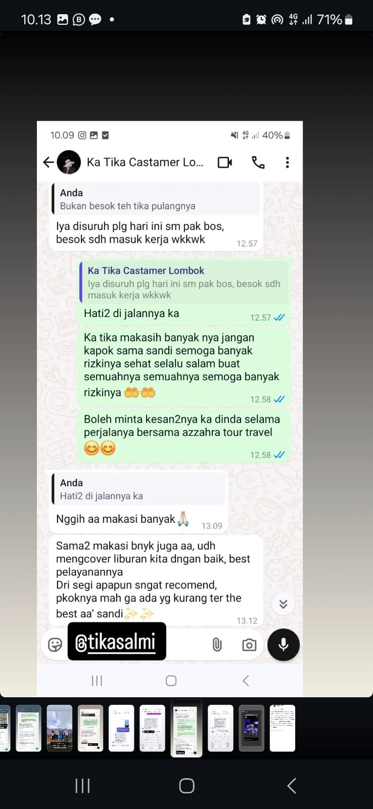 Azzahra Tour & Travel Testimoni Client (7) Azzahra Tour & Travel Testimoni Client (7)